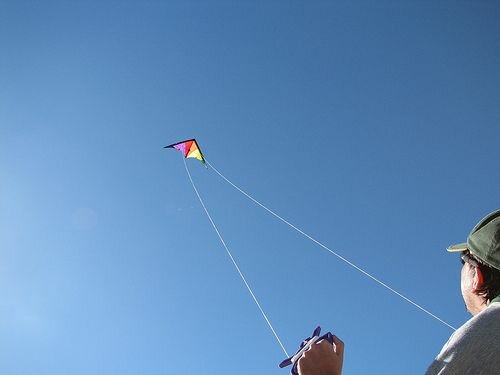Stunt Kite Flying In Low Winds
